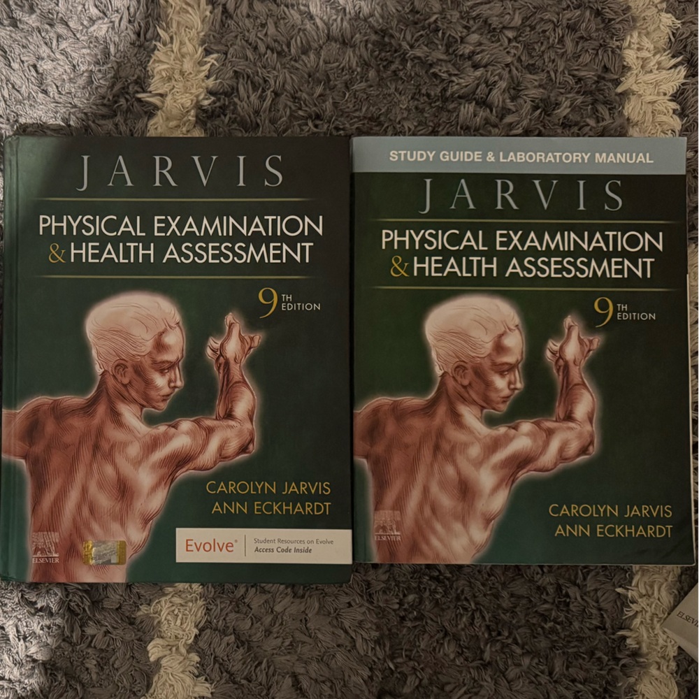 Jarvis Health Assessment Book and Study Guide